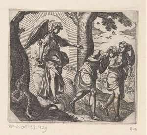 Expulsão do Paraíso de Antonio Tempesta