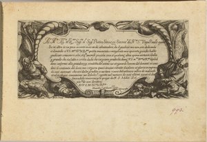 Frontispício: Dedicatória a Pietro Strozzi de Antonio Tempesta