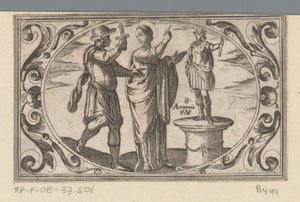H. Artemia Romeinse martelaressen (título da série) Imagini di moltes vergini Rom in martyrdom (título da série) de Antonio Tempesta