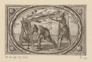 H. Prisca Romeinse martelaressen (título da série) Imagini di moltes vergini Rom in martyrdom (título da série) de Antonio Tempesta