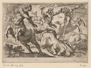 Hércules e os Centauros Os Doze Trabalhos de Hércules (título da série) de Antonio Tempesta