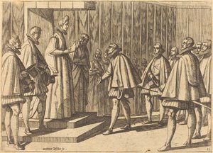 Príncipe italiano antes de Margaret da Áustria de Antonio Tempesta