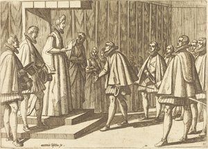Príncipe italiano antes de Margaret da Áustria de Antonio Tempesta