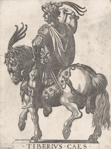 Gravura 3: Imperador Tibério a Cavalo, de 