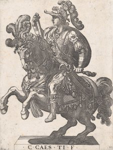 Gravura 4: Imperador Caio a Cavalo, de 
