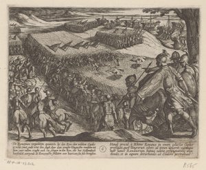 Romanos derrotados no Reno As Guerras Batavas contra os Romanos (título da série) Batavorum cum Romanis Bellum (título da série) de Antonio Tempesta