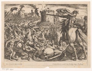 luta equestre de Antonio Tempesta