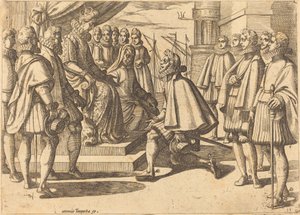 Duque espanhol antes de Margaret da Áustria de Antonio Tempesta
