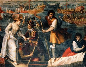 O Desembarque de Catarino Cornaro em Veneza em 1489