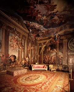 Deuses do Olimpo, pinturas nas paredes da Sala do Céu, c.1695-96