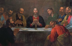A Última Ceia (óleo sobre tela) de Antonio Viladomat