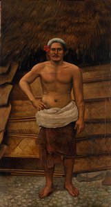 Homem de Samoa, c. 1885-1899.