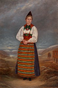 Senhora sueca, ca. 1893. de Antonio Zeno Shindler