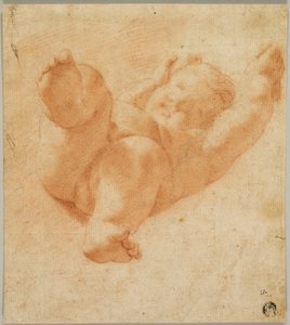 Putto encurtado de Antonio da Correggio