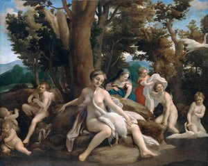 Leda e o Cisne de Antonio da Correggio