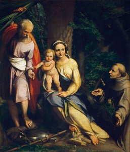 O resto da fuga para o Egito de Antonio da Correggio