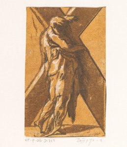 Santo André
Cristo e os doze apóstolos (título da série) de Antonio da Trento (attributed to)