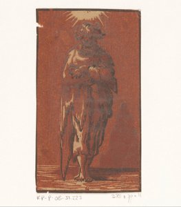 São Judas Tadeu Cristo e os Doze Apóstolos (título da série) de Antonio da Trento (attributed to)