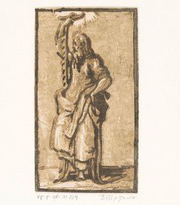 São Simão Cristo e os Doze Apóstolos (título da série) de Antonio da Trento (attributed to)