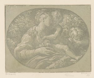 Maria com Criança e João Baptista
Maria com a Rosa de Antonio da Trento
