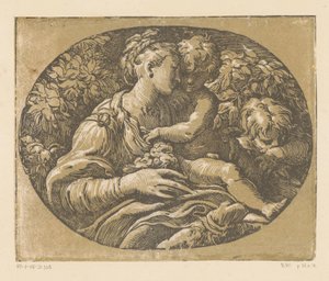 Maria com Criança e João Baptista
Maria com a Rosa