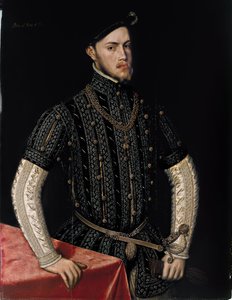Retrato de Filipe II 1527-1598, rei de Espanha e Portugal, c. 1550