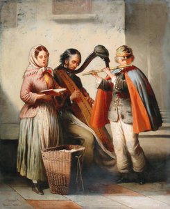 Músicos de rua de Antonín Hölperl