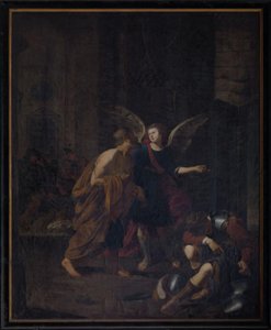 O anjo que liberta São Pedro da prisão de Antoon van den Heuvel