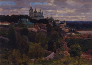 Catedral em Vyatka, 1916 de Apollinari Mikhailovich Vasnetsov