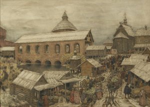 Moscou velha. Okhotny Ryad Hunting Row, 1900s-1910s