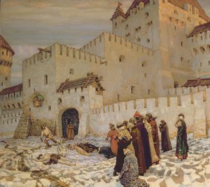 O Killing Ground (Reconstrução da Velha Moscou) de Apollinari Mikhailovich Vasnetsov