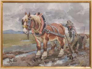 Trabalhar nos campos de Arcangelo Salvarani