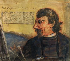 Retrato de Paul Gauguin