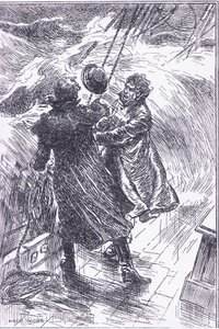 Pronto teve apenas tempo para se agarrar com as duas mãos, de 1900 de Archibald Webb