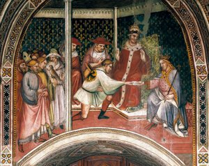 História do Papa Alexandre III, afresco de Spinello Aretino