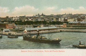 Darsena docas, Puerto Madero, Buenos Aires, Argentina (foto a cores)