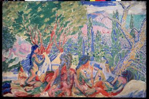 Na Crimeia de Aristarkh Vasilievic Lentulov