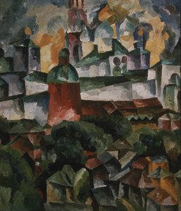 Paisagem com o Mosteiro da Trindade-Sergius, 1920