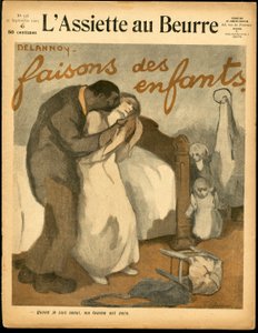 Capa do "The Butter Plate", número 338, Satirical in Colours de Aristide Delannoy