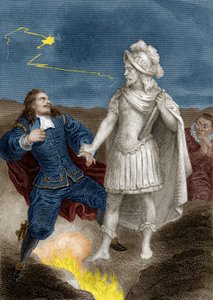 Jogo Don Juan por Moliere: Don Juan com a estátua do comandante, 1870