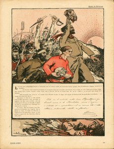 A Placa de Manteiga, número 222, Satirical em Cores de Aristide Delannoy