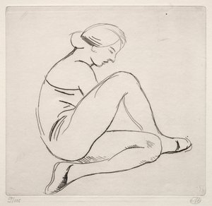Mulher sentada de Aristide Maillol