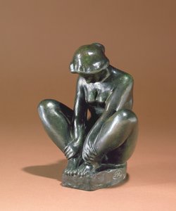 Garota segurando ambos os pés, 1920 (bronze)