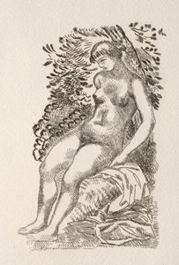 Ilustração para um poema de Pierre de Ronsard de Aristide Maillol
