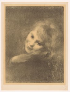 menina sorridente de Armand Berton