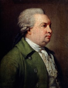 Retrato do dramaturgo Denis I Fonvizin, c1784-c1785 de Armand Charles Caraffe