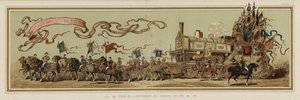 50º aniversário dos caminhos-de-ferro belgas de Armand Jean Heins