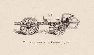 Carro a vapor do Cugnot de Armand Jean Heins