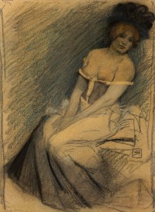 Esperando, 1896. de Armand Rassenfosse