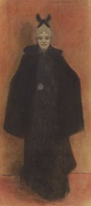Elegante em pé, 1893 de Armand Rassenfosse